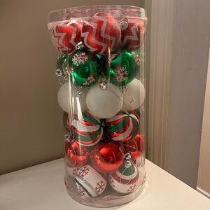 Holiday Ornament Collection - Red, Green, White